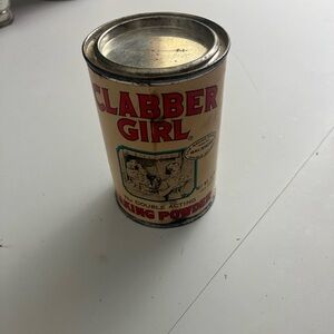 Clabber Girl baking powder tin